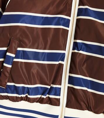 Striped reversible bomber jacket | Mini Rodini