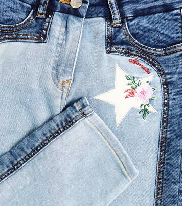 Bestickte Jeans | Monnalisa