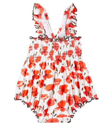 Baby Valencia floral smocked swimsuit | Suncracy