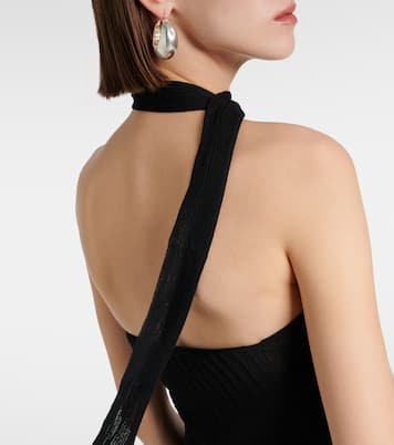 Robe midi Larsen asymétrique | Aya Muse