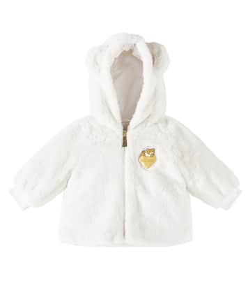 Baby Teddy Bear faux fur jacket | Moschino Kids