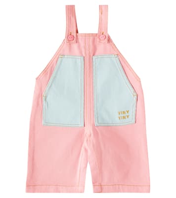 Baby colorblock cotton overall | Tinycottons