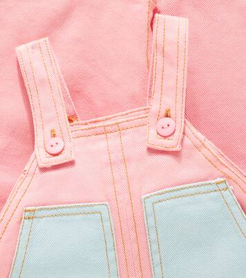 Baby colorblock cotton overall | Tinycottons