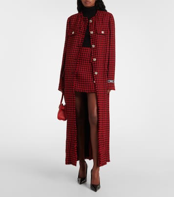 Minirock aus Tweed | Versace