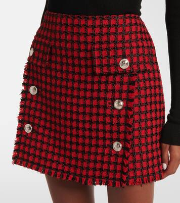 Minirock aus Tweed | Versace