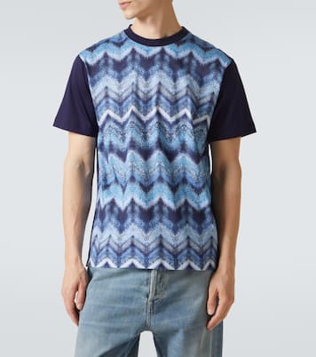 Camiseta en jersey de algodón en zigzag | Missoni
