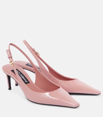 Mun DG leather slingback pumps | Dolce&Gabbana