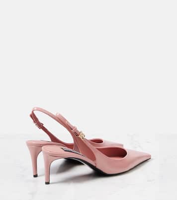 Mun DG leather slingback pumps | Dolce&Gabbana