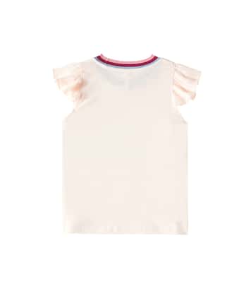 T-shirt Everley in lino e cotone | Zimmermann Kids