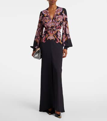 Paisley sablé maxi dress | Etro