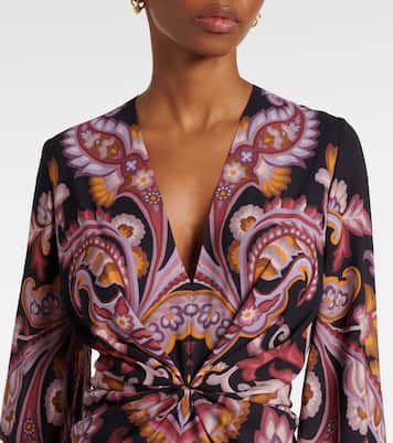 Paisley sablé maxi dress | Etro
