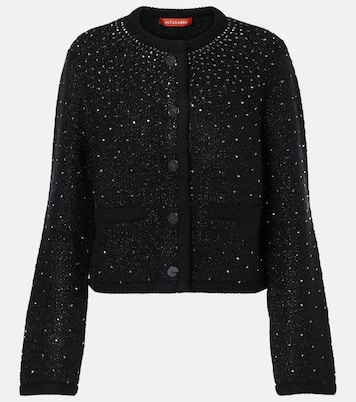 Tina crystal-embellished bouclé jacket | Altuzarra