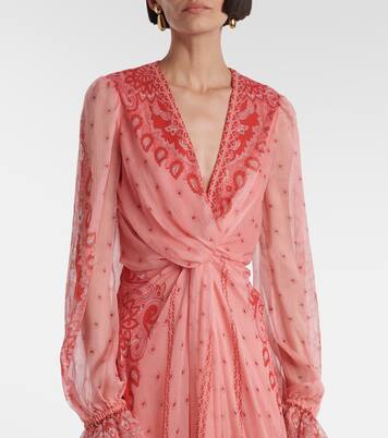 Printed silk gown | Etro