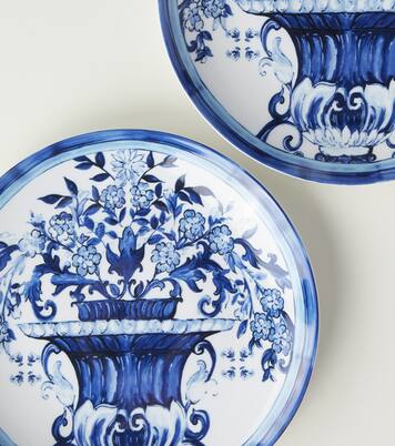 Blu Mediterraneo set of 2 dinner plates | Dolce&Gabbana Casa