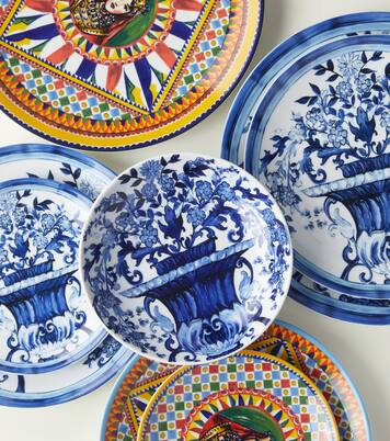 Blu Mediterraneo set of 2 dinner plates | Dolce&Gabbana Casa