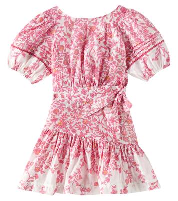 Chantal cotton-blend lamé dress | Poupette St Barth Kids
