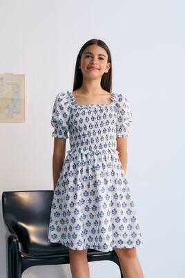 Eleni floral cotton dress | The New Society