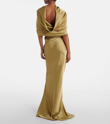 Robe longue en satin | Entire Studios