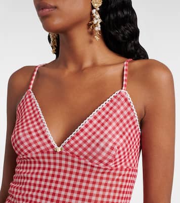 Solay gingham tank top | Bananhot
