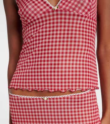 Solay gingham tank top | Bananhot