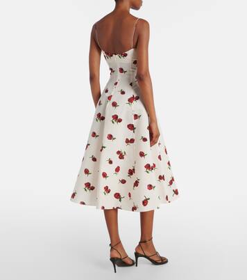 Midikleid Isabella aus Seide und Baumwolle | Khaite