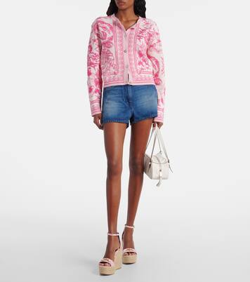 Espadrillas Medusa '95 in pelle con zeppa | Versace