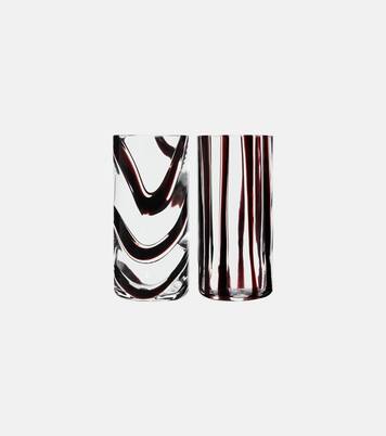 Cyrcus set of 2 highball glasses | NasonMoretti