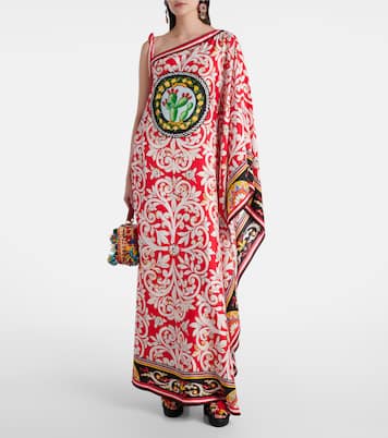 Taormina printed silk kaftan  | Dolce&Gabbana