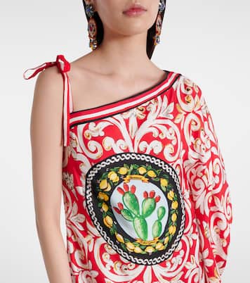 Taormina printed silk kaftan  | Dolce&Gabbana