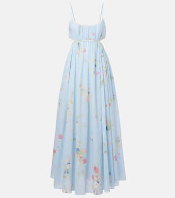 Lucky Picnic floral cotton maxi dress | Zimmermann