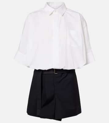 Poplin minidress | Sacai