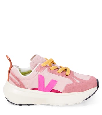 حذاء سنيكرز من الجلد السويدي Canary | Veja Kids