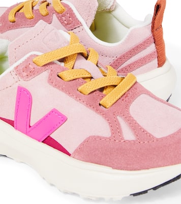 حذاء سنيكرز من الجلد السويدي Canary | Veja Kids