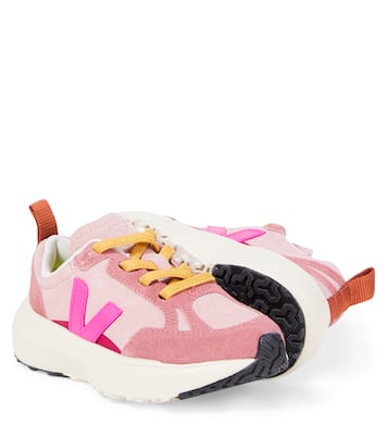 حذاء سنيكرز من الجلد السويدي Canary | Veja Kids