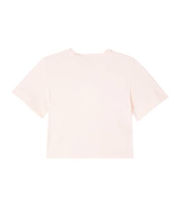 T-shirt in jersey di cotone con logo | Chloé Kids