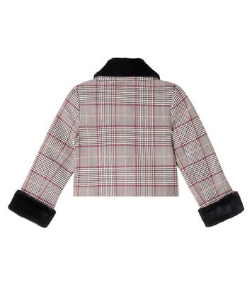 Giacca in misto lana pied-de-poule | Self-Portrait Kids