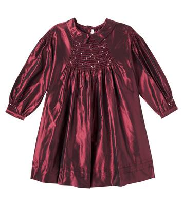 Jeanne embellished silk taffeta dress | Bonpoint