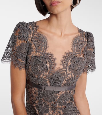 Midikleid aus Spitze | Self-Portrait