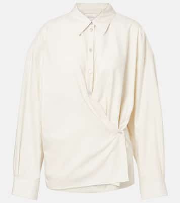 Twisted cotton and silk shirt | Lemaire