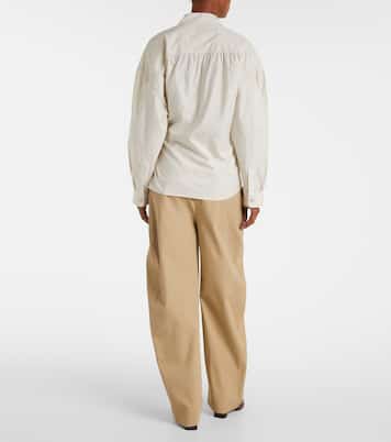 Twisted cotton and silk shirt | Lemaire