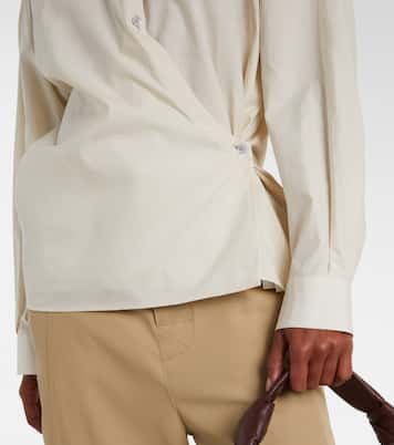 Twisted cotton and silk shirt | Lemaire