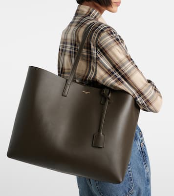 Shopping Large leather tote bag | Saint Laurent
