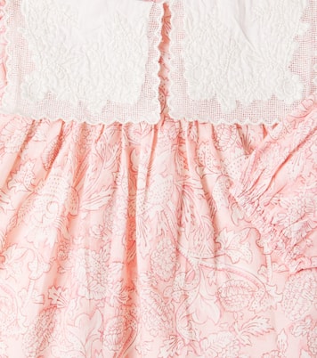 Baby - Abito Arinola in cotone con pizzo  | Louise Misha