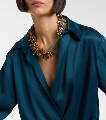 Collar adornado | Dries Van Noten