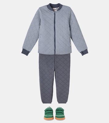 Veste Benni rayée matelassée | Wheat