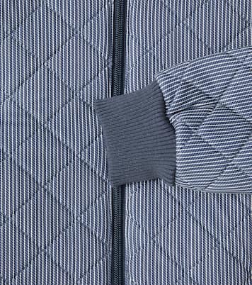 Veste Benni rayée matelassée | Wheat