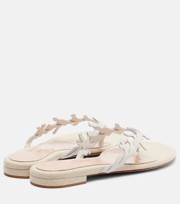 Paros leather thong sandals | Gianvito Rossi