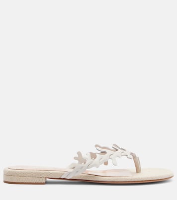 Paros leather thong sandals | Gianvito Rossi