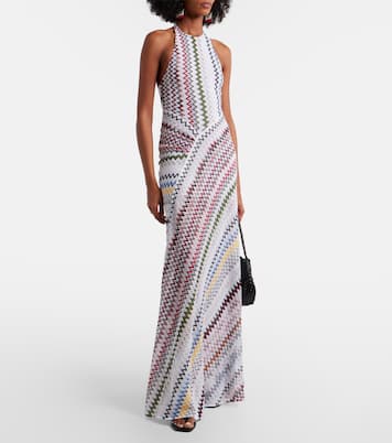 Zigzag knitted maxi dress | Missoni