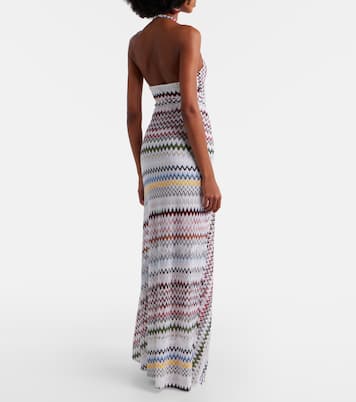 Zigzag knitted maxi dress | Missoni